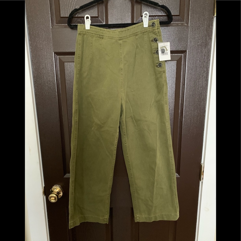 Free people cropped moss pants